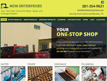 Tablet Screenshot of mdnenterprises.com